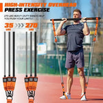 Resistance Band Pilates Set with Bar for Full Body Workout