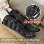 2PCS Air Compression Leg Massager Boots with 6 Airbags