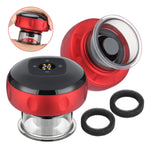 Smart Electric Vacuum Cupping Massager with Heat, LCD & USB Rechargeable Device