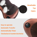 Electric Shiatsu Neck Massager with Heat for Back, Waist & Shoulders