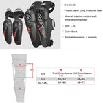 Motorcycle Knee & Elbow Pads Motocross Protective Gear Set