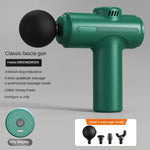 Mini USB Massage Gun Deep Tissue Muscle Massager with 8 Massage Heads