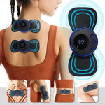Portable Mini Massage Patch USB Rechargeable Body Massager for Pain Relief