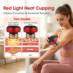 Smart Electric Vacuum Cupping Massager with Heat, LCD & USB Rechargeable Device