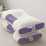UFIST 2PCS Soft Knitted Massage Neck Pillow Removable Cover Sleeping Comfort Gift Set