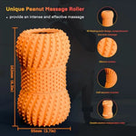 2-in-1 Vibrating Peanut Massage Ball with 6 Modes for Muscle Recovery