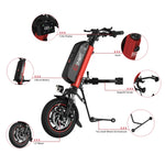 500W Electric Wheelchair Handcycle Attachment