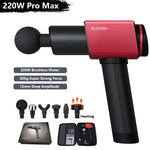 Professional 220W Heated Massage Gun for Muscle Recovery