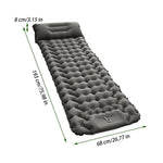 Inflatable Camping Sleeping Pad with Pillow Lightweight Travel Air Mattress