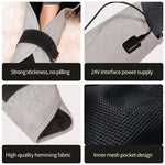 Heated Foot Wrap Massager with Red Light & Timer