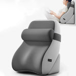 FULLHOT Reading Pillow for Sitting in Bed Ergonomic Wedge Back Pillow Side Pockets Cover