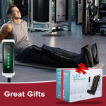 2PCS Air Compression Leg Massager Boots with 6 Airbags