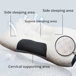 UFIST 2PCS Soft Knitted Massage Neck Pillow Removable Cover Sleeping Comfort Gift Set