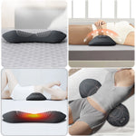 3-in-1 Electric Lumbar Support Pillow with Heat & Adjustable Back Massager