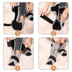 Heated Foot Wrap Massager with Red Light & Timer