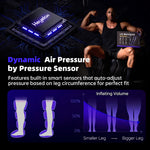 Air Compression Leg Massager Boots with 6 Modes & 6 Intensity Levels