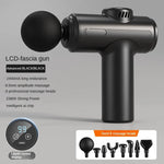 Mini USB Massage Gun Deep Tissue Muscle Massager with 8 Massage Heads