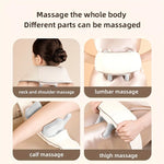 Cordless Shiatsu Neck Massager with Heat, 4D Deep Tissue Shoulder Massage Device