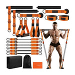 Resistance Band Pilates Set with Bar for Full Body Workout