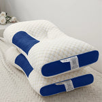 UFIST 2PCS Soft Knitted Massage Neck Pillow Removable Cover Sleeping Comfort Gift Set