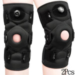 Hinged Knee Brace with Side Stabilizers for Pain Relief & Support