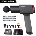 Professional 220W Heated Massage Gun for Muscle Recovery