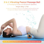 2-in-1 Vibrating Peanut Massage Ball with 6 Modes for Muscle Recovery