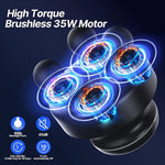 4-Head Electric Massage Gun Deep Tissue Muscle Massager for Body Relief