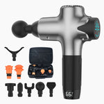 Smart Massage Gun with LCD Display & 8 Massage Heads