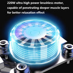 Professional 220W Heated Massage Gun for Muscle Recovery
