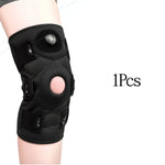 Hinged Knee Brace with Side Stabilizers for Pain Relief & Support