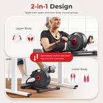 Smart Mini Pedal Exerciser for Under Desk Leg & Arm Workout
