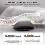 3-in-1 Heated Lumbar Support Pillow with Vibration Massage Cushion