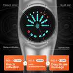 Smart Massage Gun with LCD Display & 8 Massage Heads