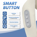 Cordless Shiatsu Neck Massager with Heat, 4D Deep Tissue Shoulder Massage Device