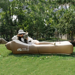 Outdoor Portable Inflatable Bed Foldable Air Mattress Sofa for Camping Travel Home